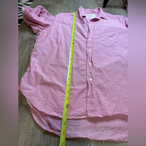 Frank & Eileen Pink Stripe Eileen Shirt Cotton XS - Picture 5 of 7